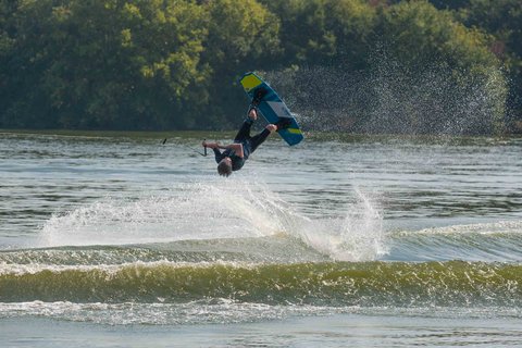 Mark Osmond, TeamGB 🇬🇧, at Quays Wake and Ski 2020 - Photo Mich Rowley